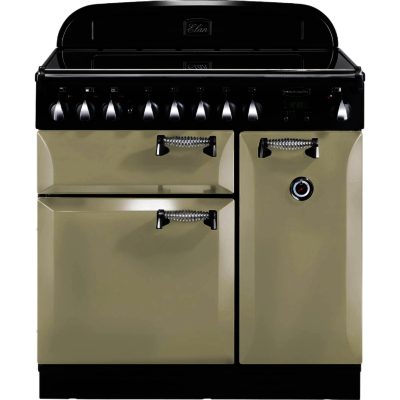 Rangemaster Elan 90cm Electric Ceramic 75190 Range Cooker in Cream with Ceramic Hob Rangemaster Elan 90cm Electric Ceramic 75190 Range Cooker in Cream with Ceramic Hob
